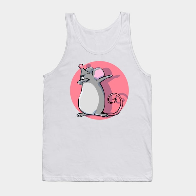 Funny Dabbing Dancing mouse Pet Tank Top by PhantomDesign